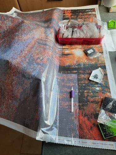 Customer photo review of Diamond Painting Sealer