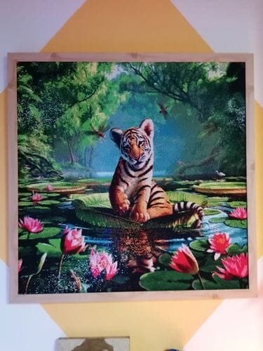 Customer photo review of Stackable Diamond Painting Storage Organizer