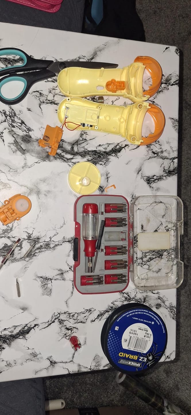 Customer photo review of PounceLoop™ One-Button Retractable Cat Toy Launcher