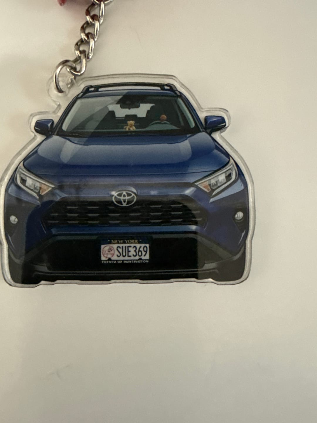 Customer photo review of Custom Car & Bike Keychain | Design Your Own Personalized Keychain