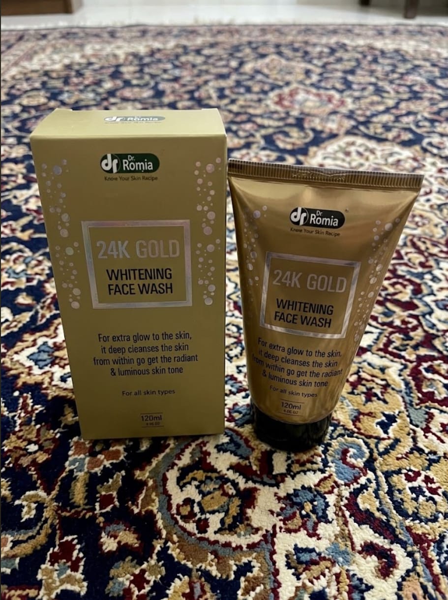 Customer photo review of 24K GOLD – BEST WHITENING FACE WASH