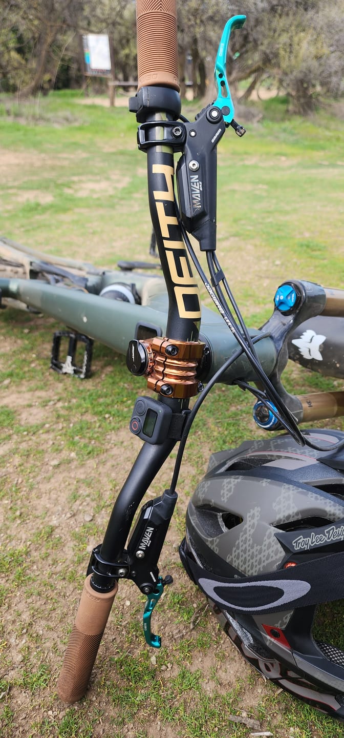 Customer photo review of Tee Deity Copperhead 31.8x 35mm Bronce