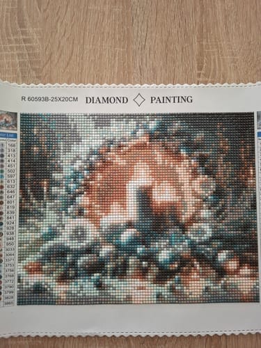 Customer photo review of Advent circle | Diamond Painting Kit