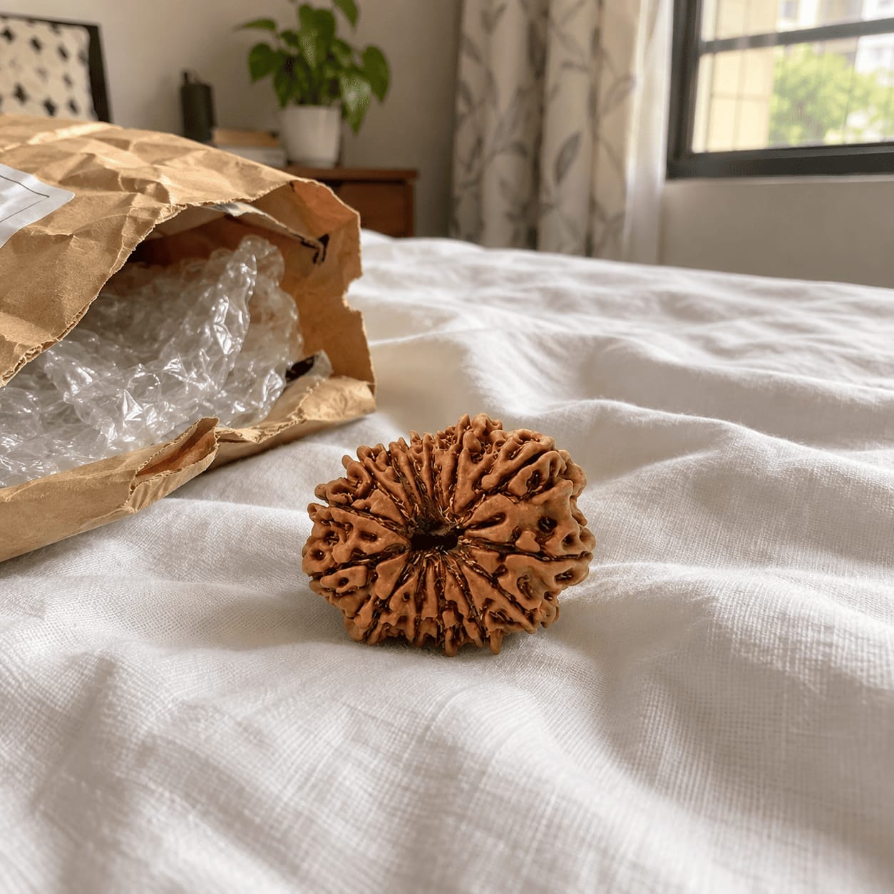 Customer photo review of 13 Mukhi Rudraksha (Nepali)