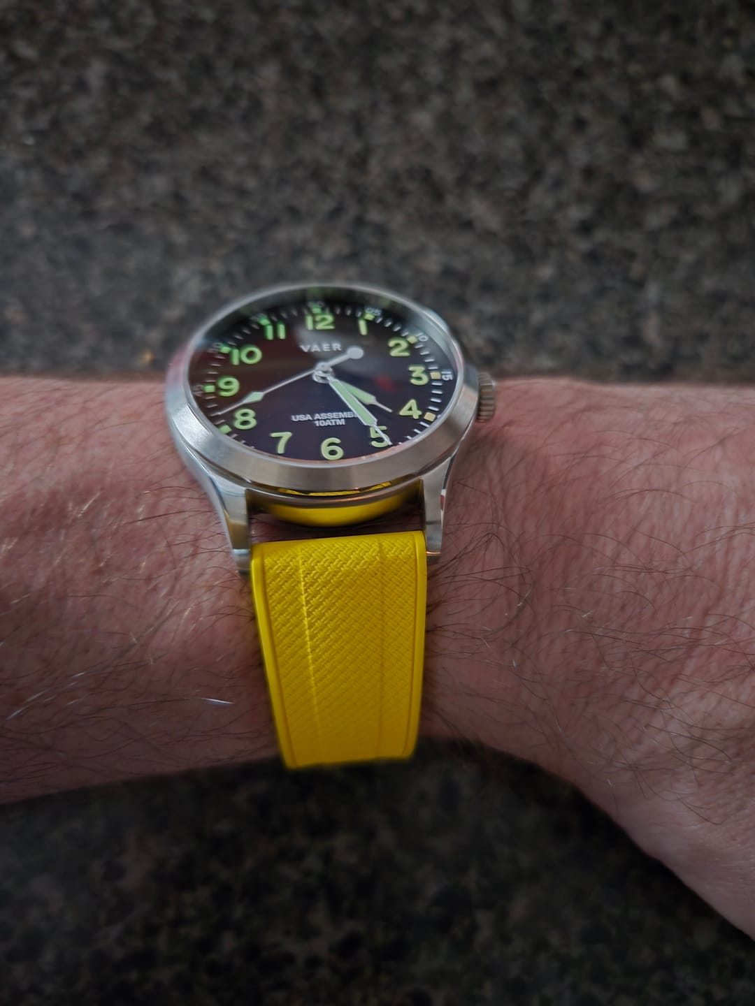 Customer photo review of Shark Skin Rubber - Yellow