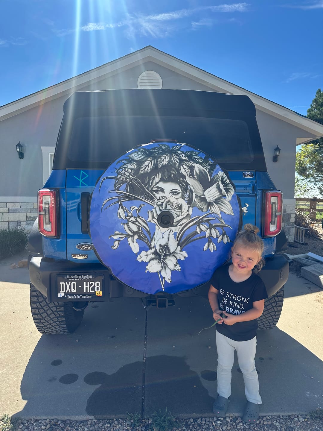 Customer photo review of CUSTOM Ford Bronco Tire Cover