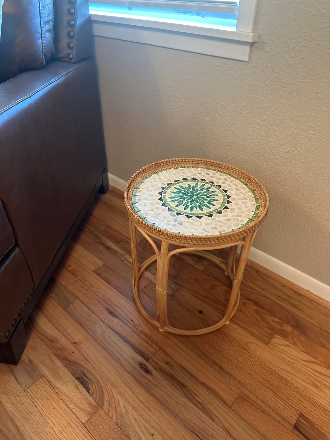 Customer photo review of Oasis Rattan Table