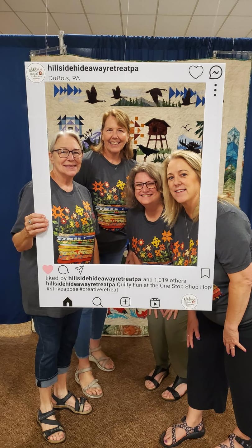 Customer photo review of American Patchwork Bloom T-shirt