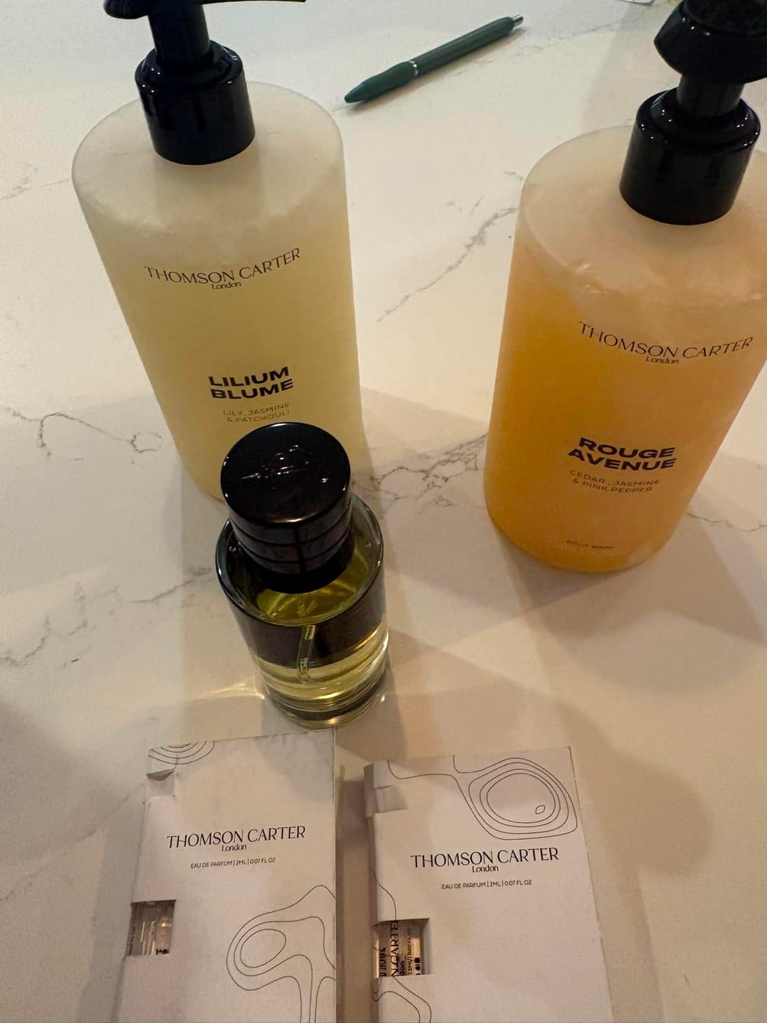 Customer photo review of 50ml Fragrance & Body Wash Bundle