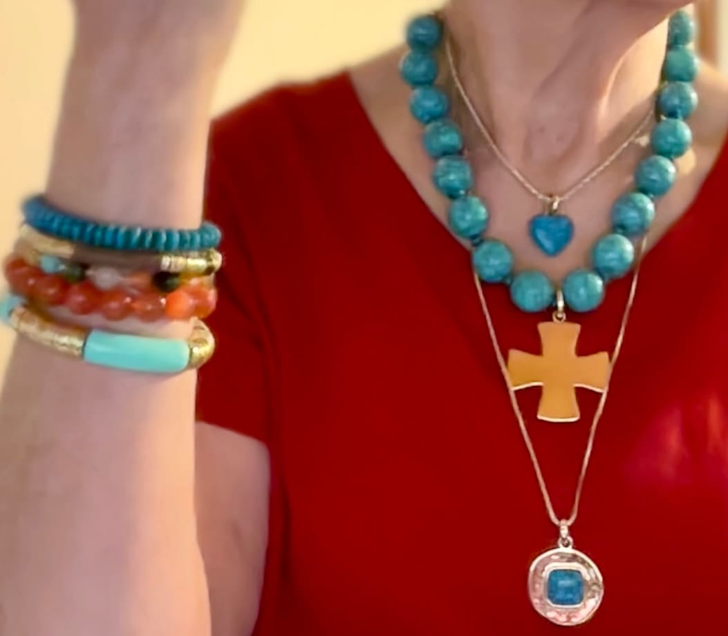 Customer photo review of Abstract Stone Charm