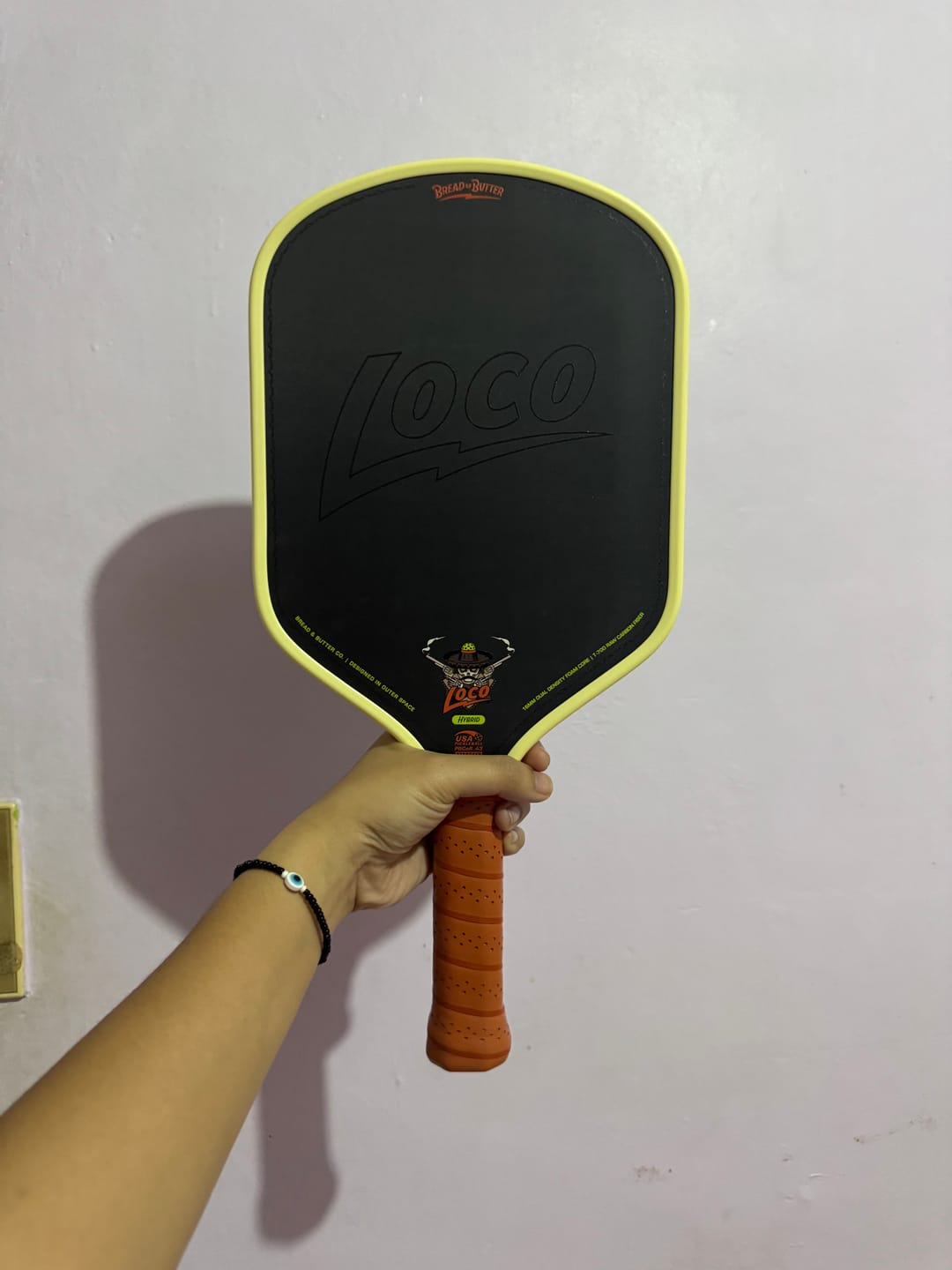 Customer photo review of The Loco 16mm Pickleball Paddle Hybrid