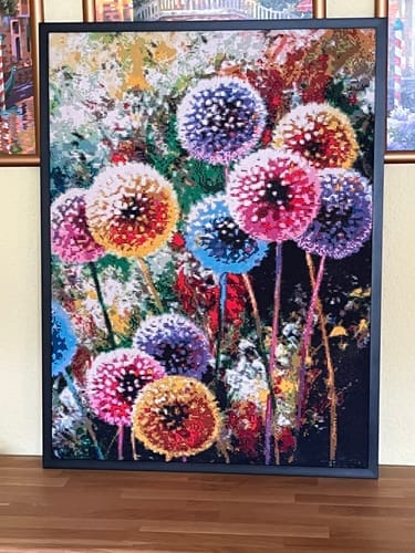 Customer photo review of Buddha and Candles | Diamond Painting Kit