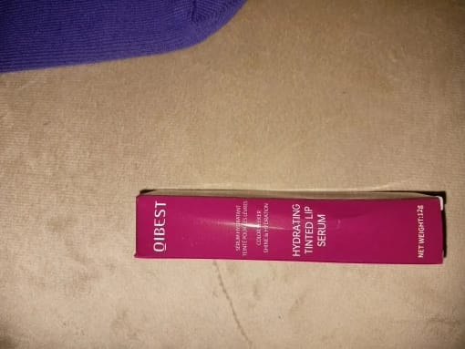 Customer photo review of Crystal Moisturizing Tinted Lip Balm
