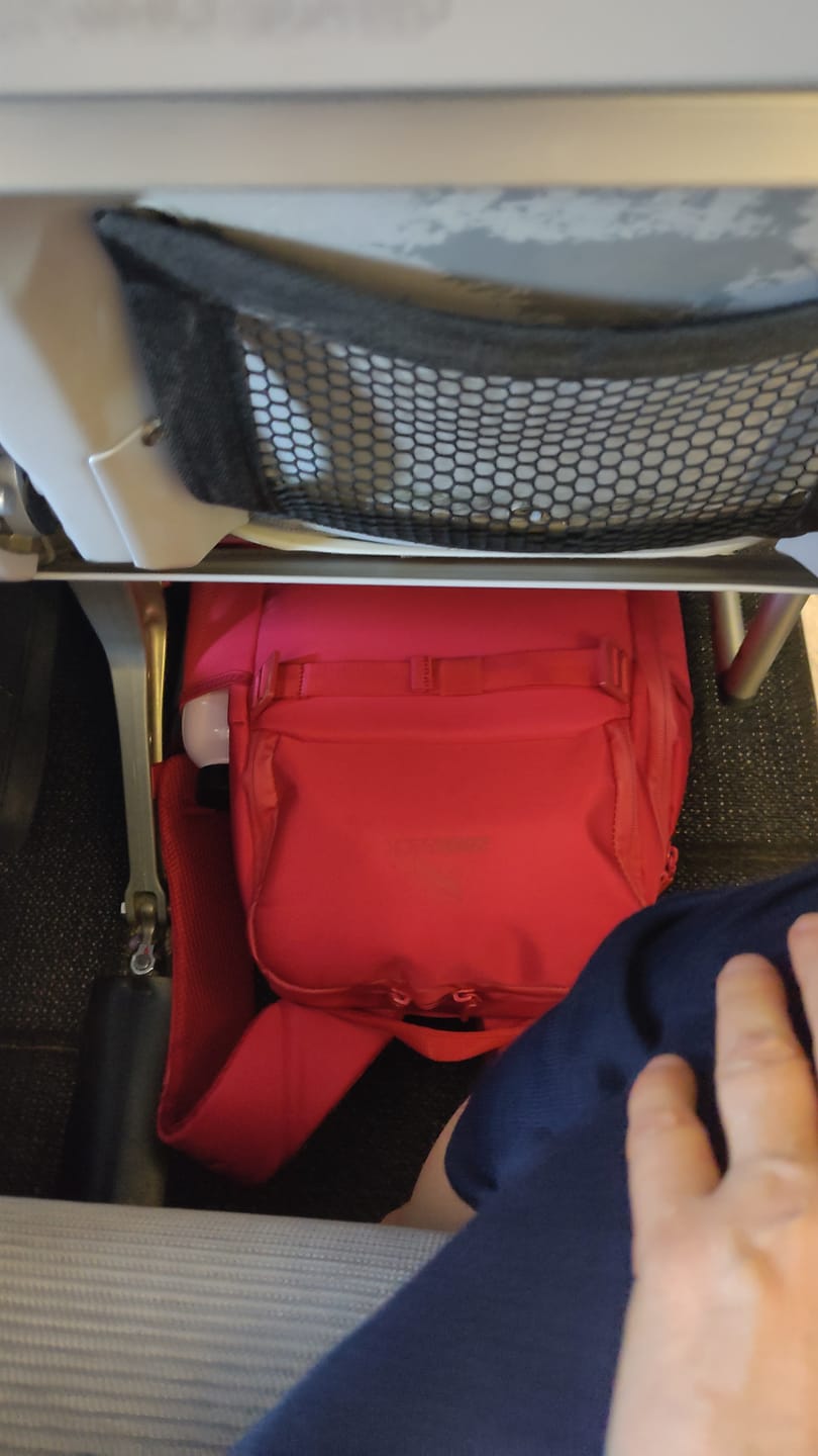 Customer photo review of The Underseat 15L