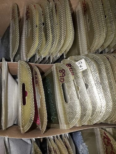 Customer photo review of Diamond Storage Pouches on a Binder Ring