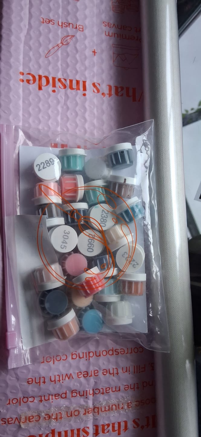 Customer photo review of Expressive Audrey | Paint by Number