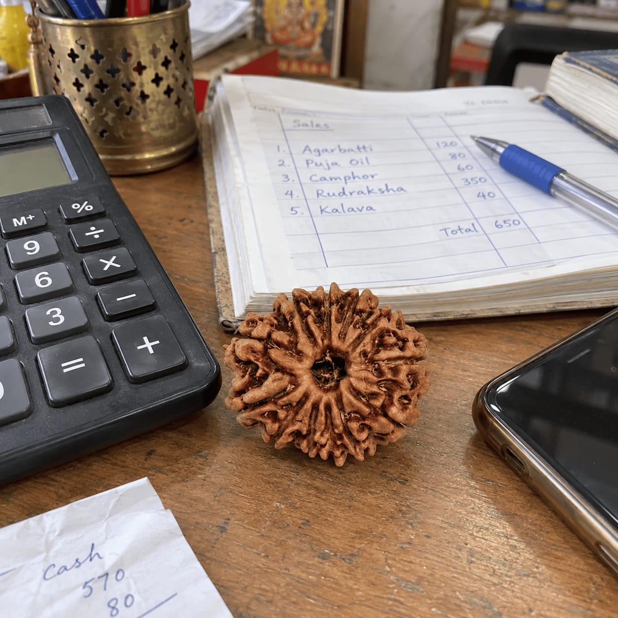 Customer photo review of 12 Mukhi Rudraksha (Nepali)