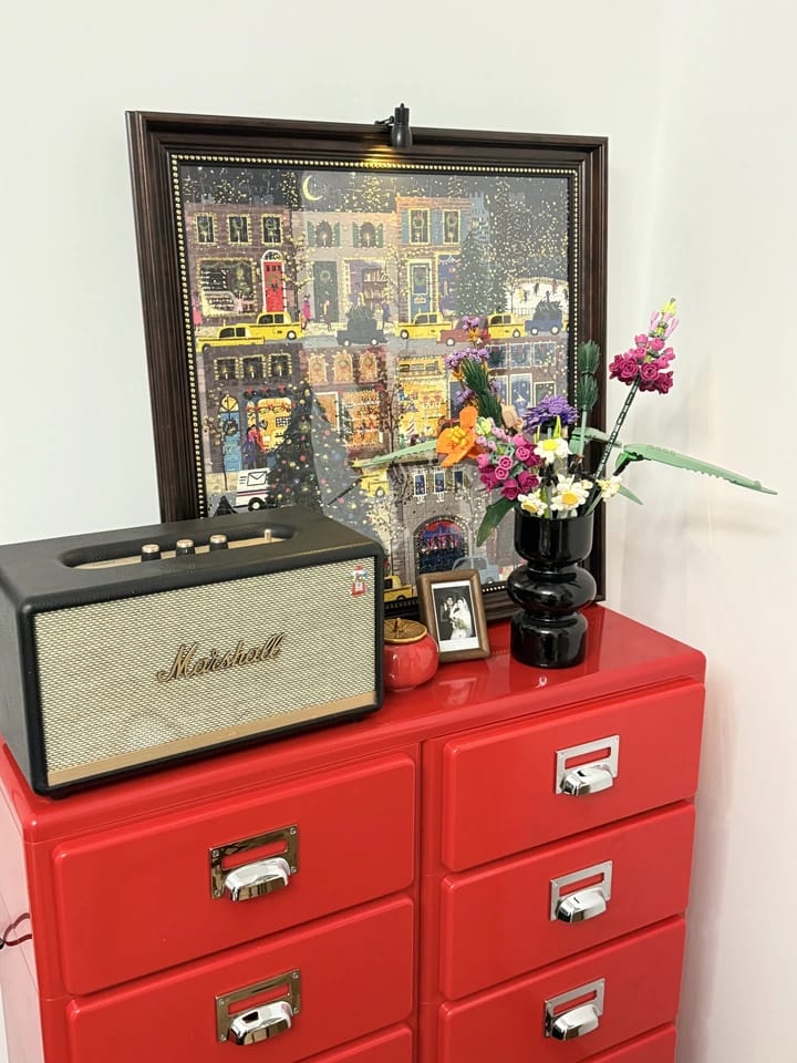 Customer photo review of KKUSO ABS 5-DRAWER CABINET - MILO TWINS CHERRY RED