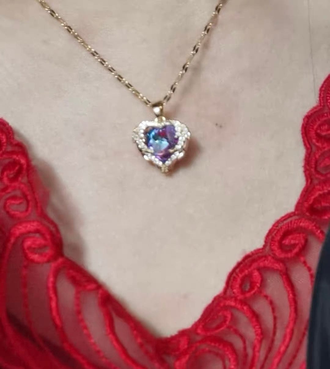 Customer photo review of Jennie Necklace