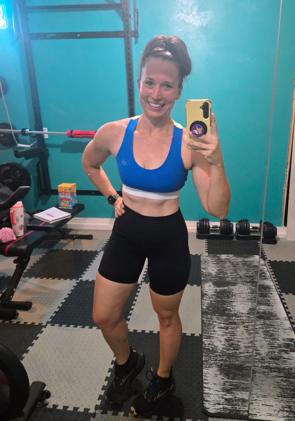 Customer photo review of BOLD Criss-Cross Sports Bra