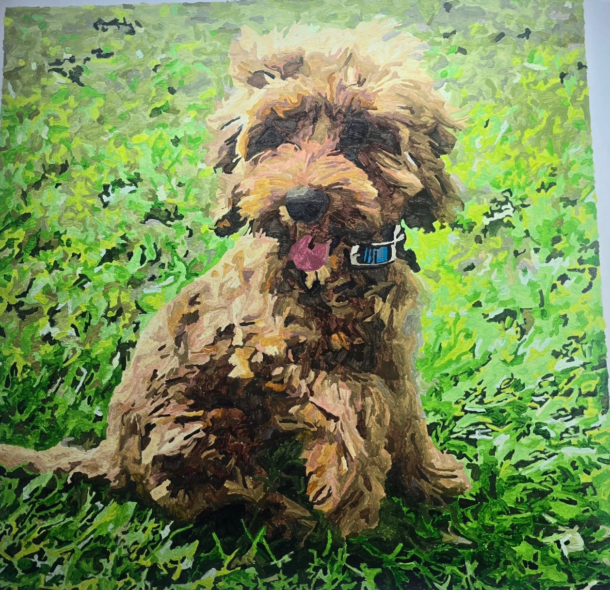 Customer photo review of Custom Paint by Numbers Kit