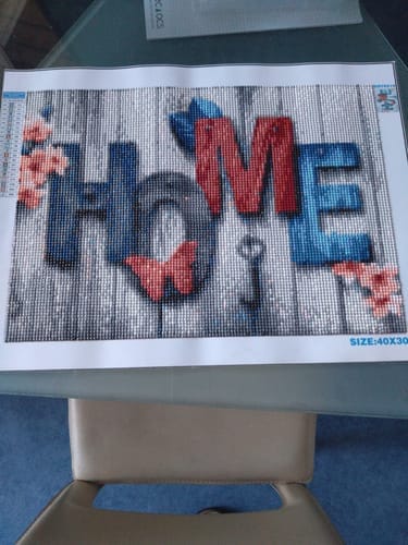 Customer photo review of Diamond Painting Sealer