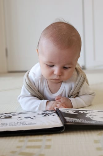Customer photo review of Little Wonder High Contrast Baby Gift Set