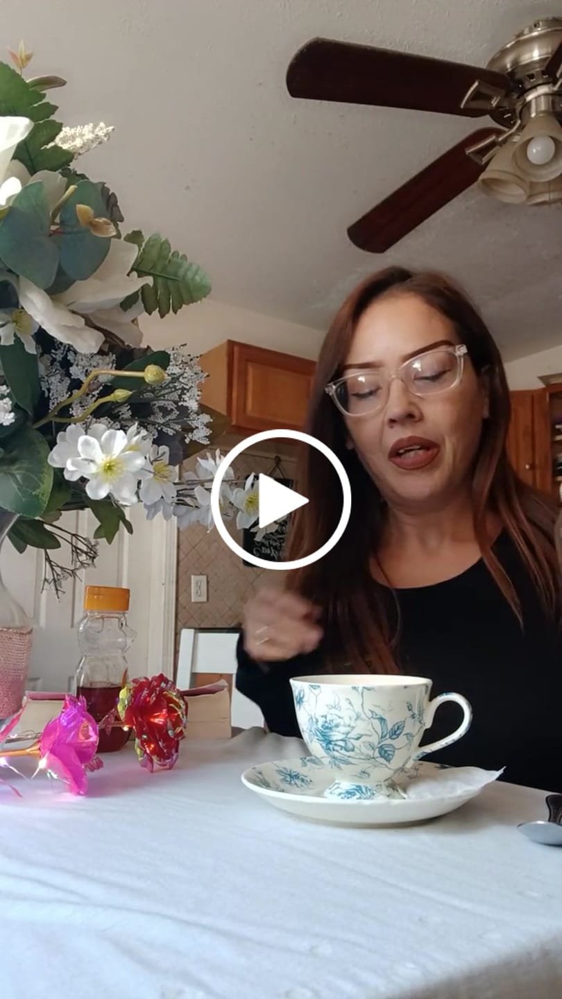 Customer video review of Blue Rose Toile Fine Porcelain Tea Cup and Saucer