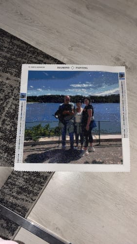 Customer photo review of Your Photo | Custom Photo Diamond Painting Kit
