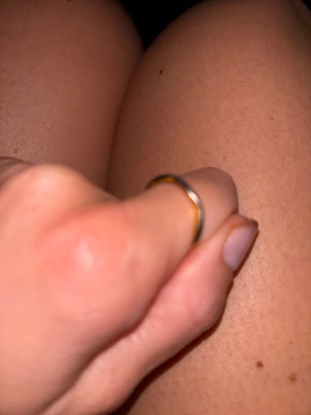 Customer photo review of Madison Wave Ring Set
