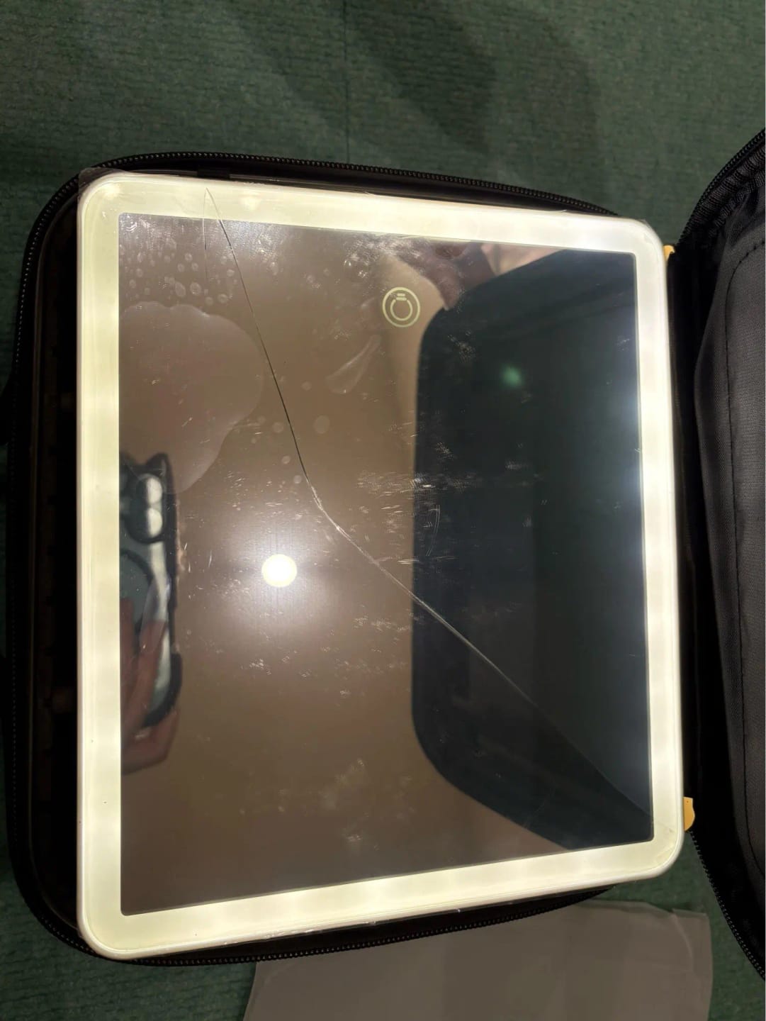 Customer photo review of LED Light Makeup Bag with Mirror