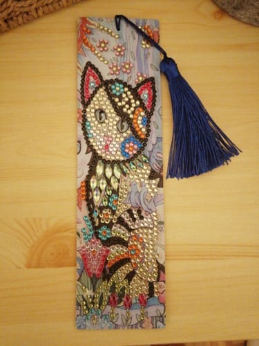 Customer photo review of Decorative Designs | Diamond Painting Bookmarks