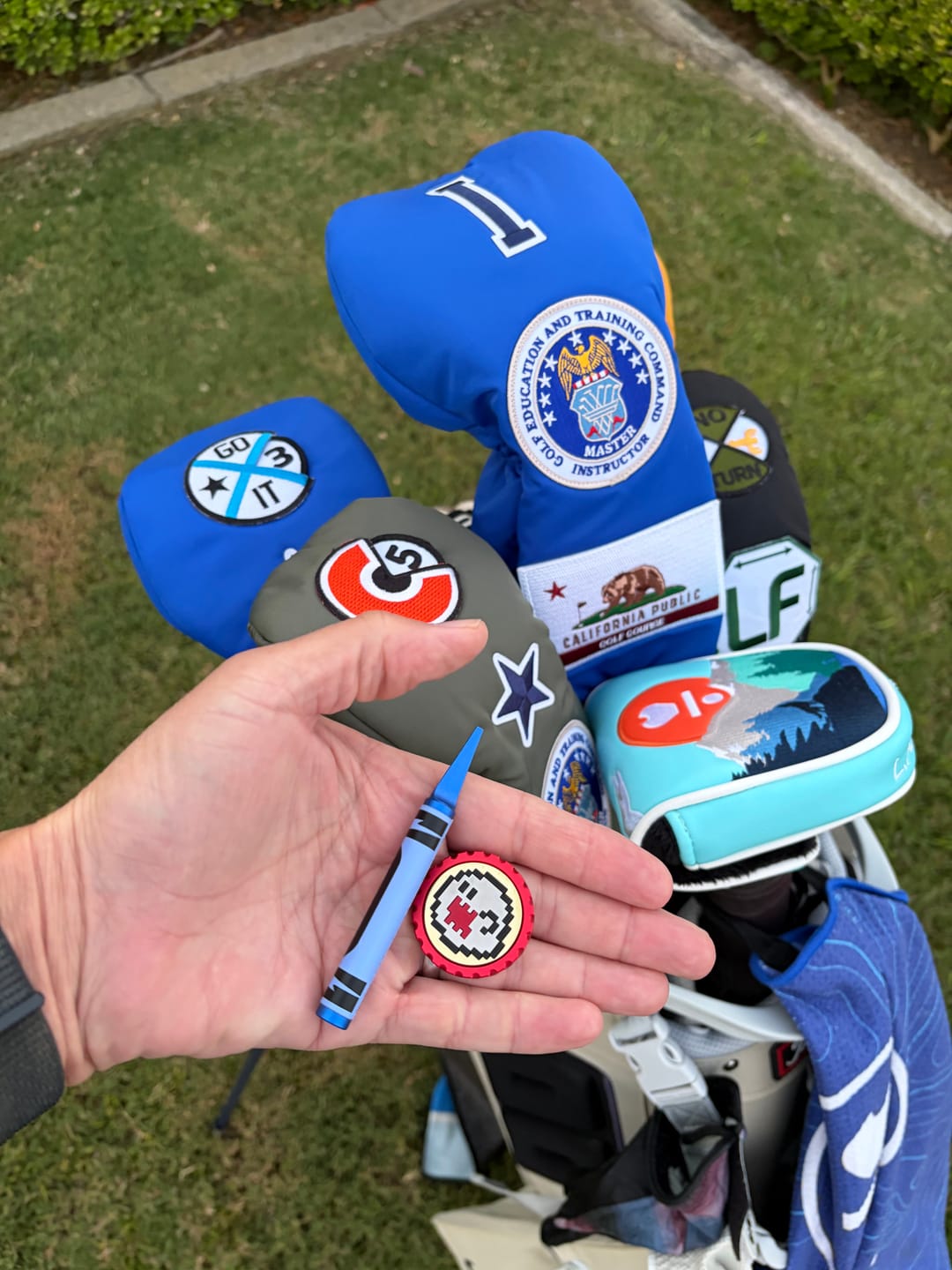 Customer photo review of 💙 BLUE HAZARD - COBALT CRAYON DIVOT TOOL
