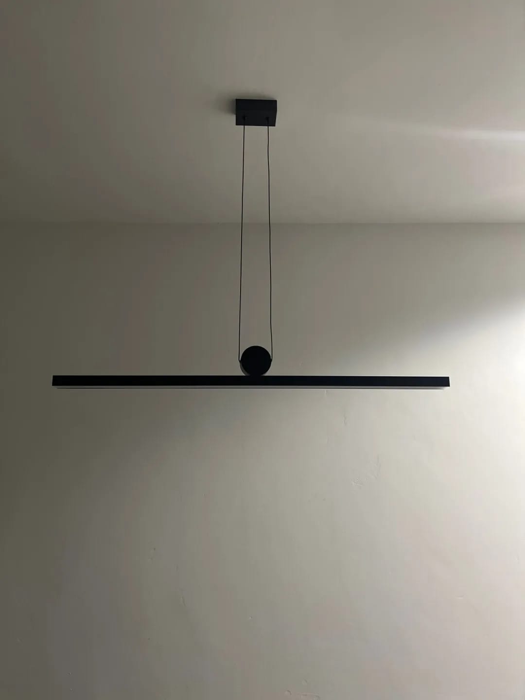 Customer photo review of Slim Bar Pendant Light for Kitchen Island, Linear, 100 cm