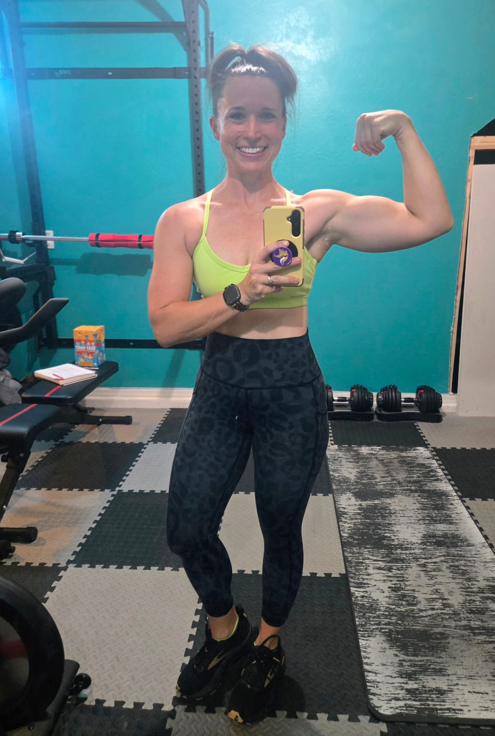 Customer photo review of BOLD Strappy Sports Bra