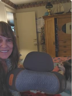 Customer photo review of Naprelle MamaEase Heated Neck Pillow