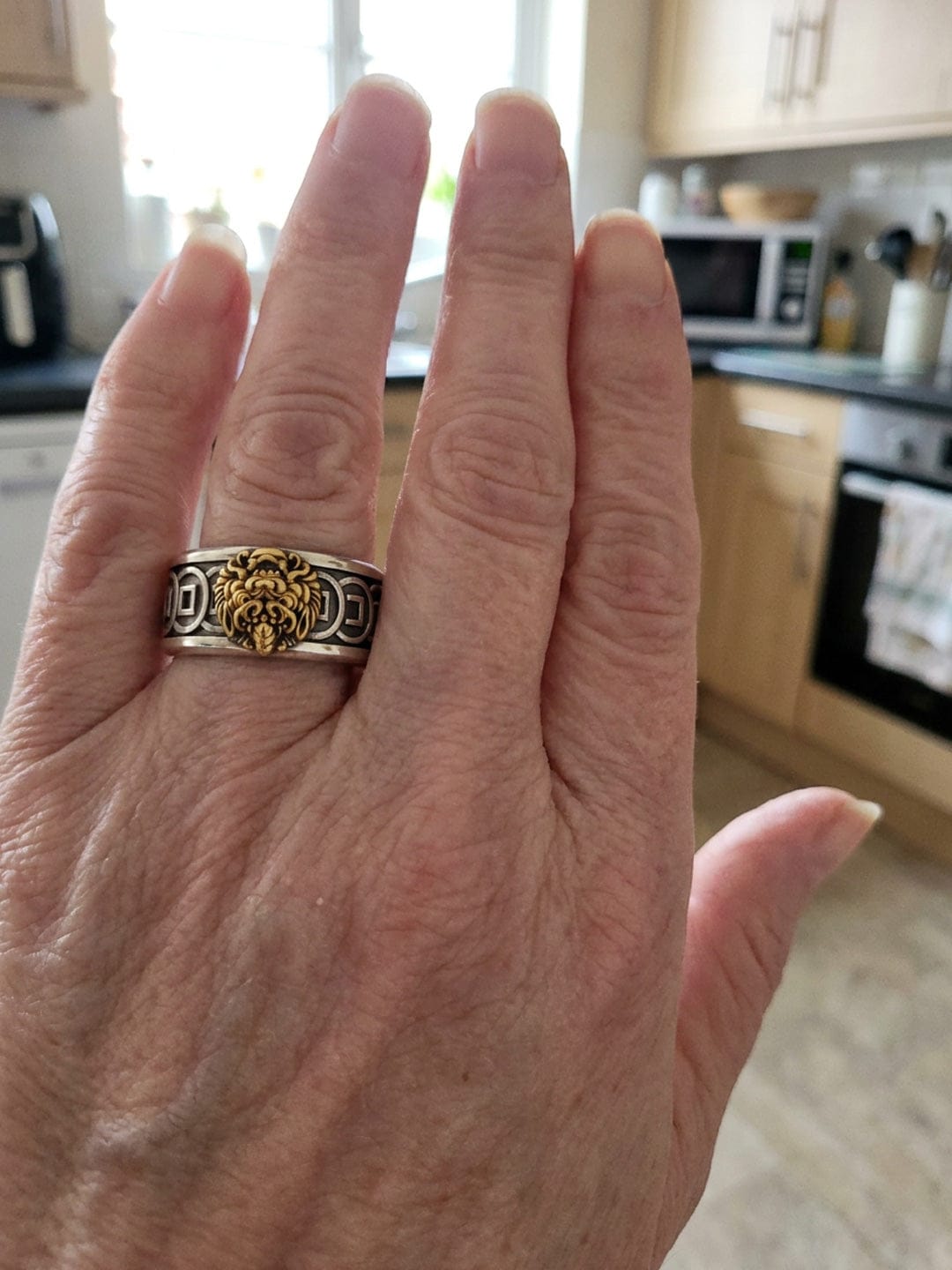 Customer photo review of The Coin Sovereign Pixiu Ring - 80% Off