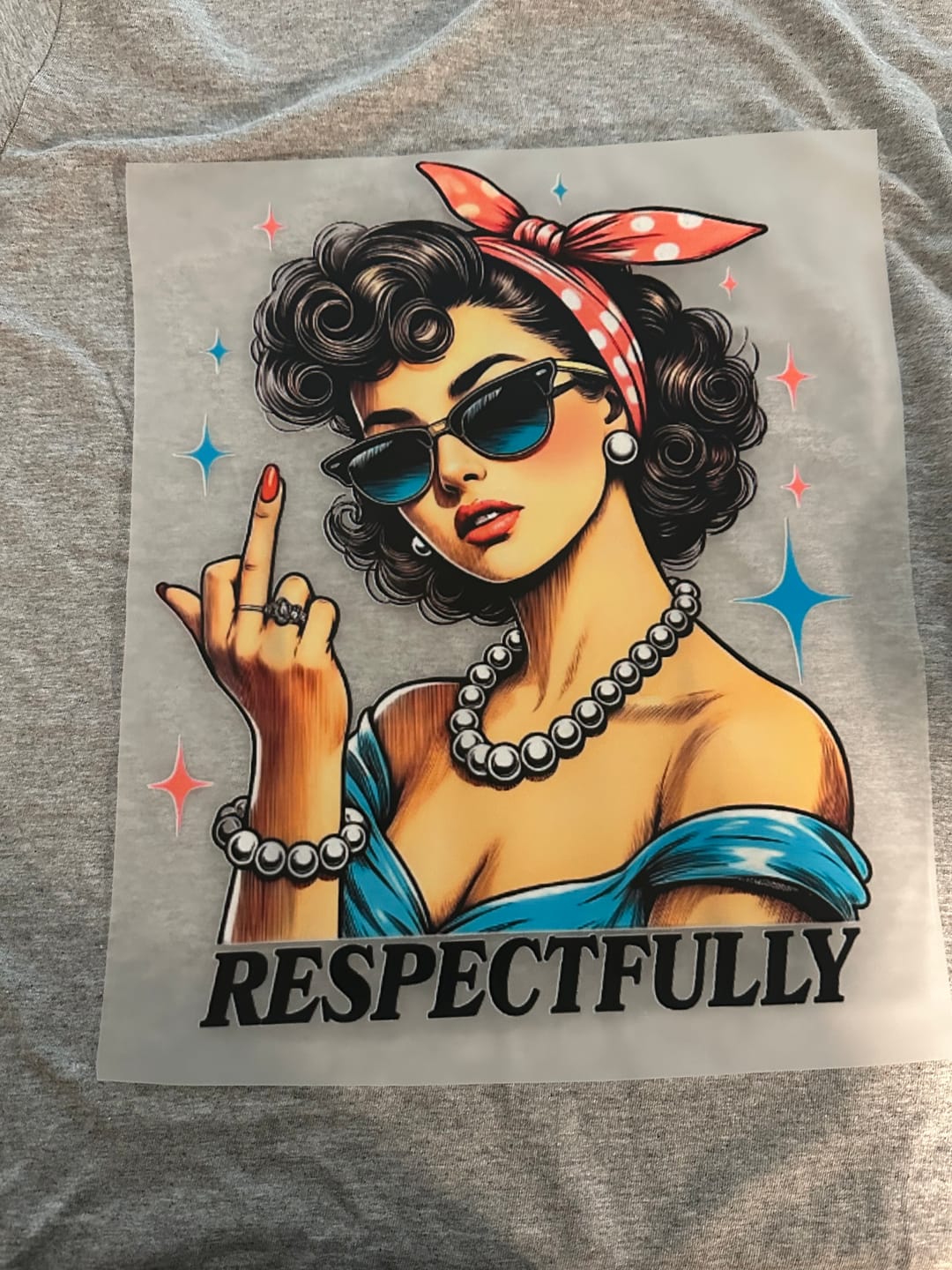 Customer photo review of Custom DTF Gang Sheets - Build Your Own | Printed in Waite Park, MN