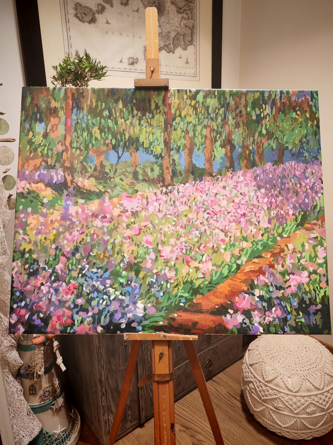 Customer photo review of The Artist's Garden at Giverny-Paint By Numbers