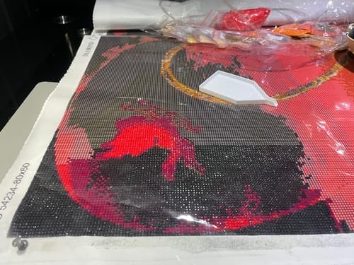 Customer photo review of Diamond Painting Sealer