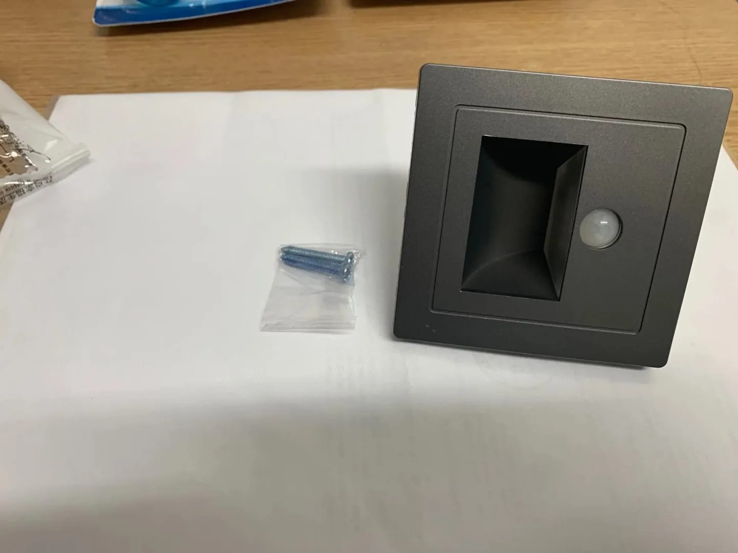 Customer photo review of Black Wall Light for Staircase, Motion Sensor, 8.6 cm