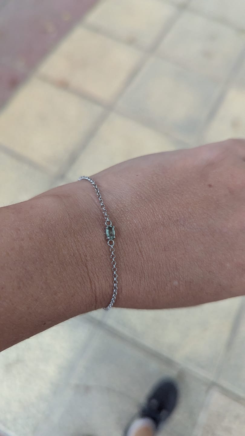 Customer photo review of Pulsera Moldavita | Buena suerte - Espiritualidad