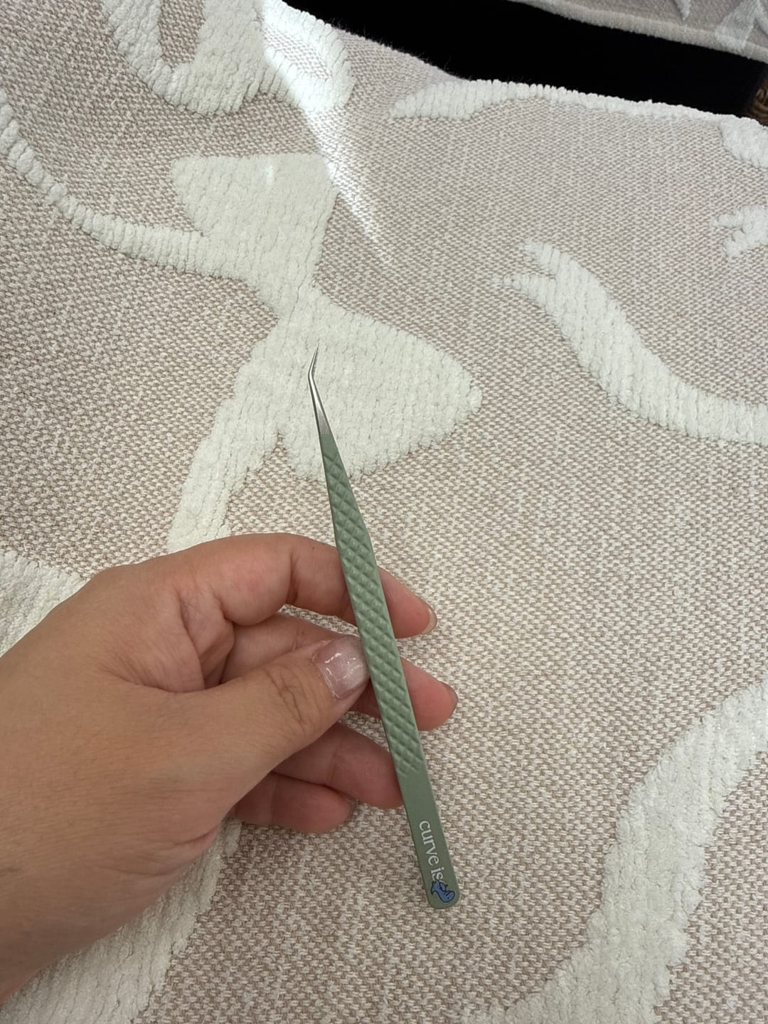 Customer photo review of BKO Sage Matte Collection - Volume Tweezers