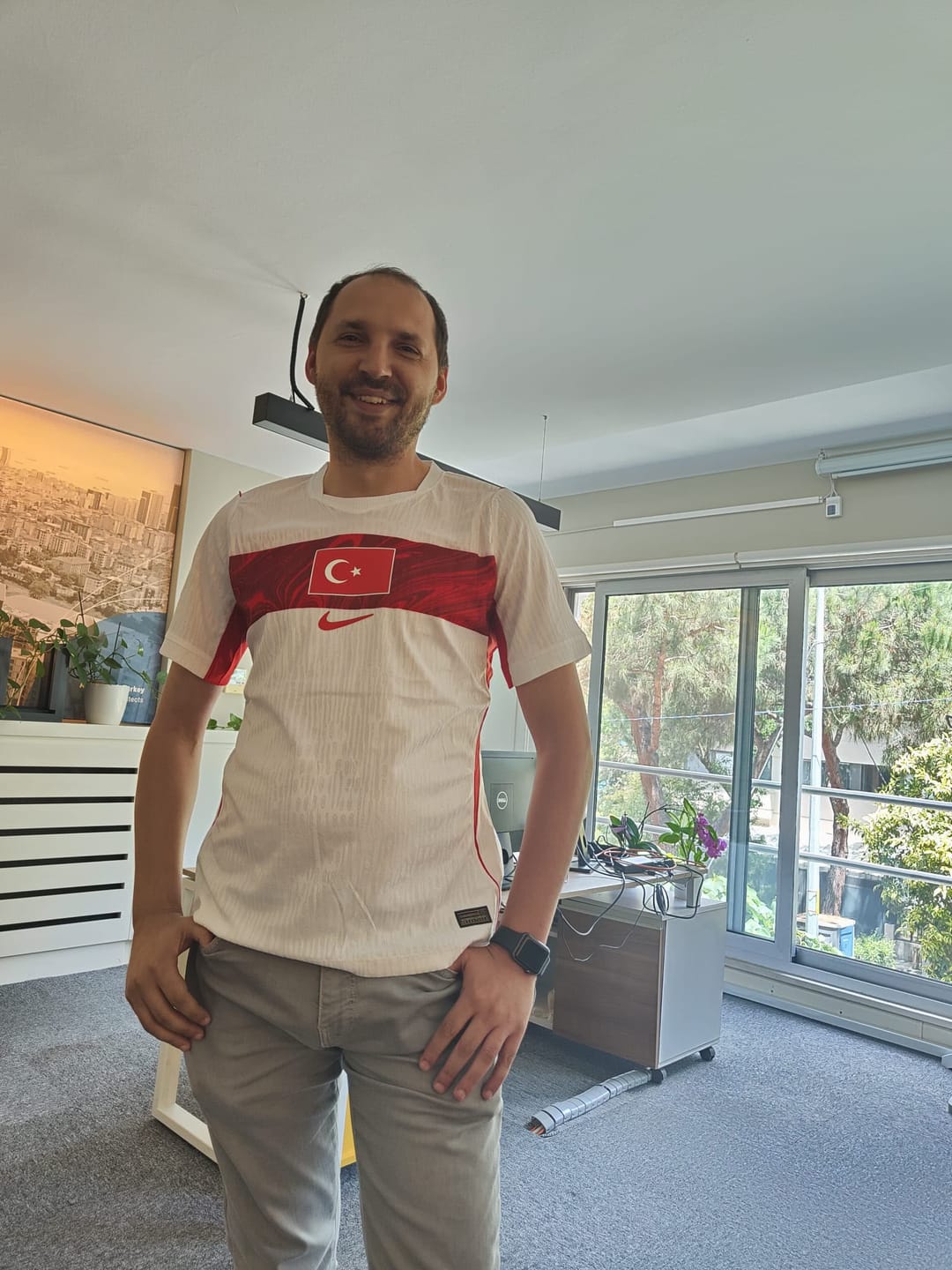 Customer photo review of Türkiye 2026 Dünya Kupası Beyaz Player Futbol Forması