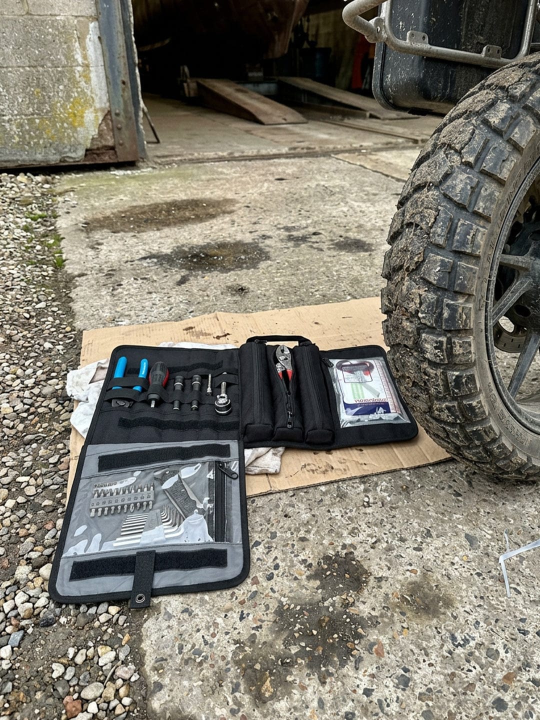 Customer photo review of Viking Odyssey Adventure Touring Tool/Roll Bag w/ Rain Cover