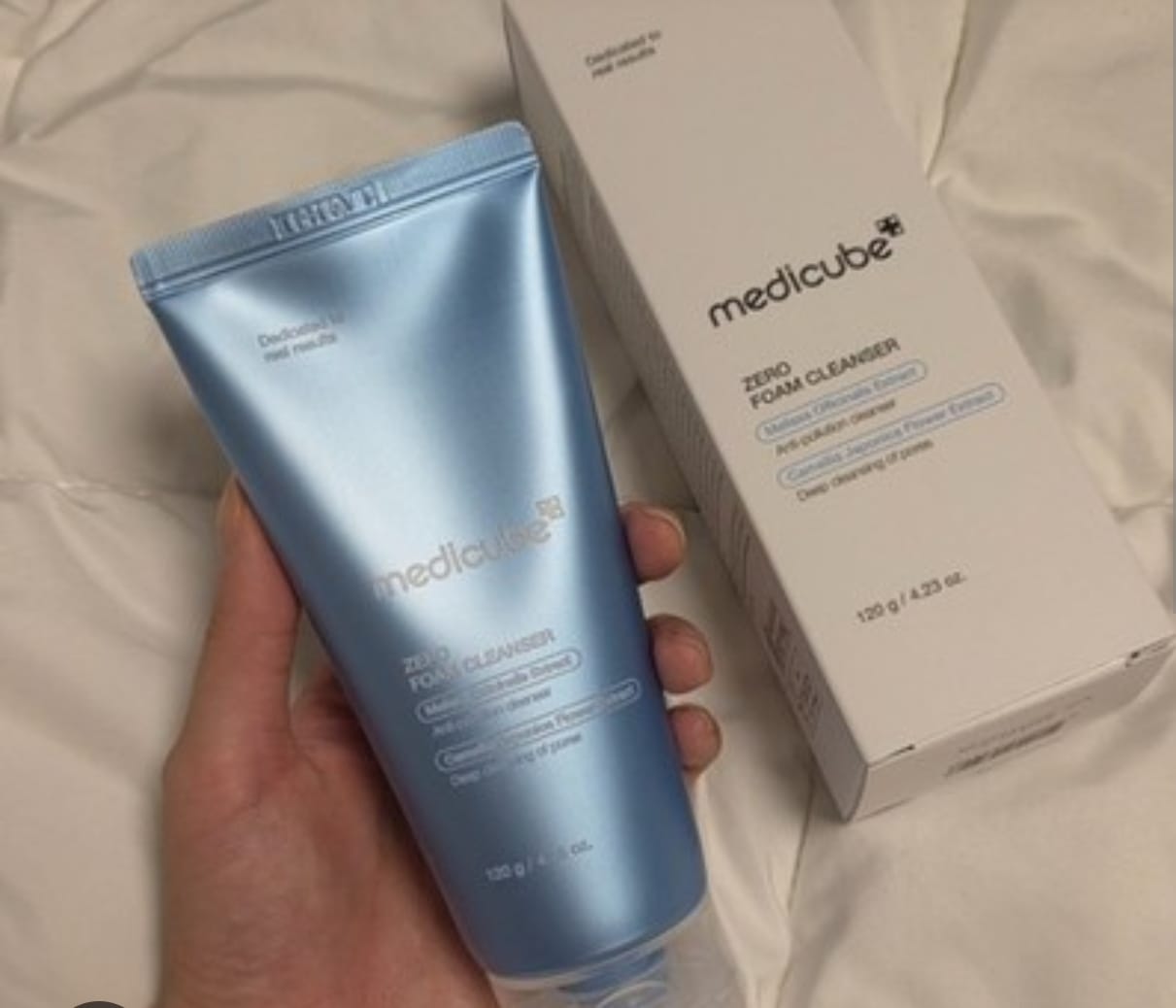 Customer photo review of Dziļi attīrošas putiņas poru sašaurināšanai Medicube Zero Foam Cleanser