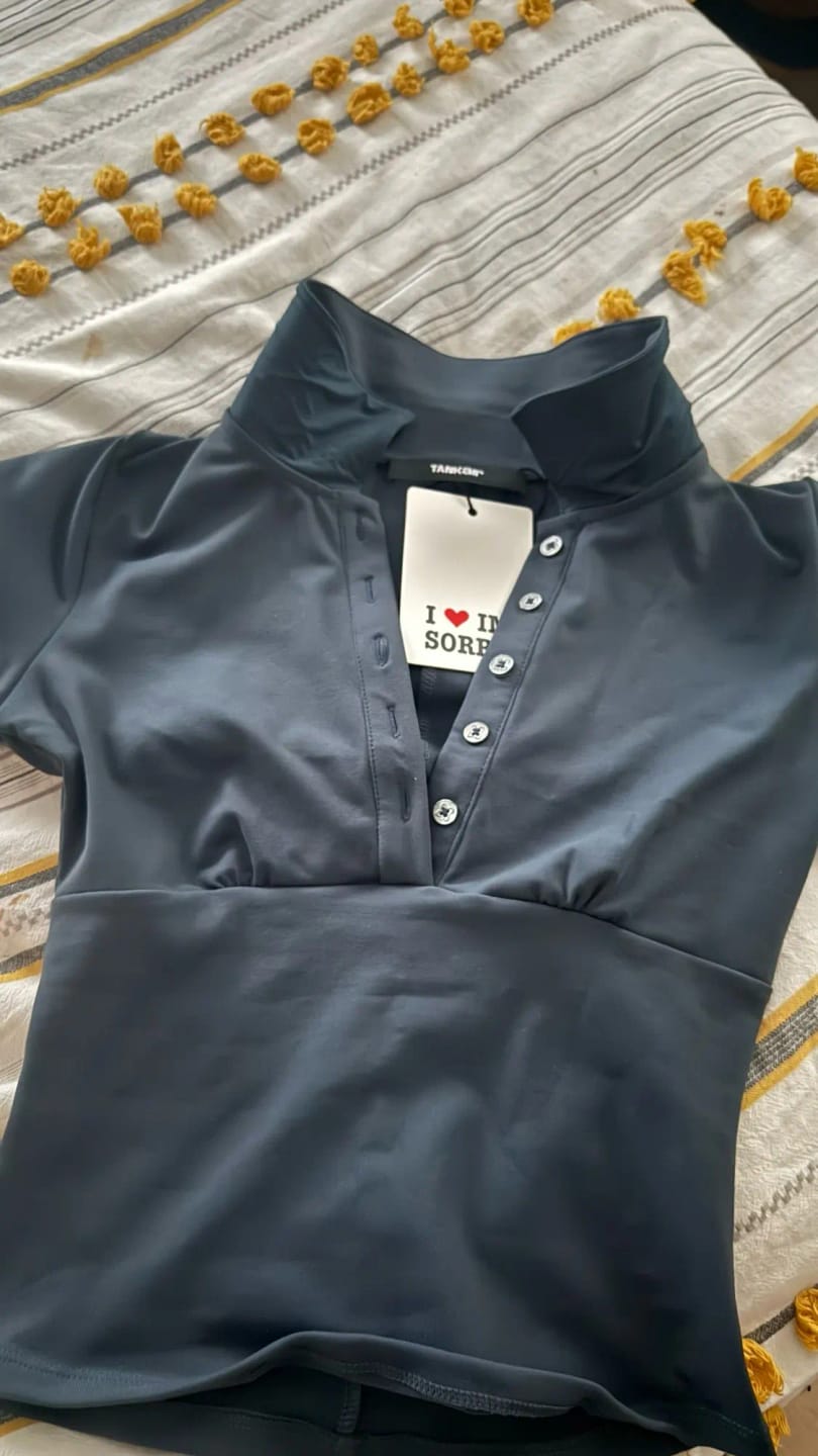 Customer photo review of Tank Polo Collar Short-Sleeve T-Shirt Slim Fit Short Sleeve