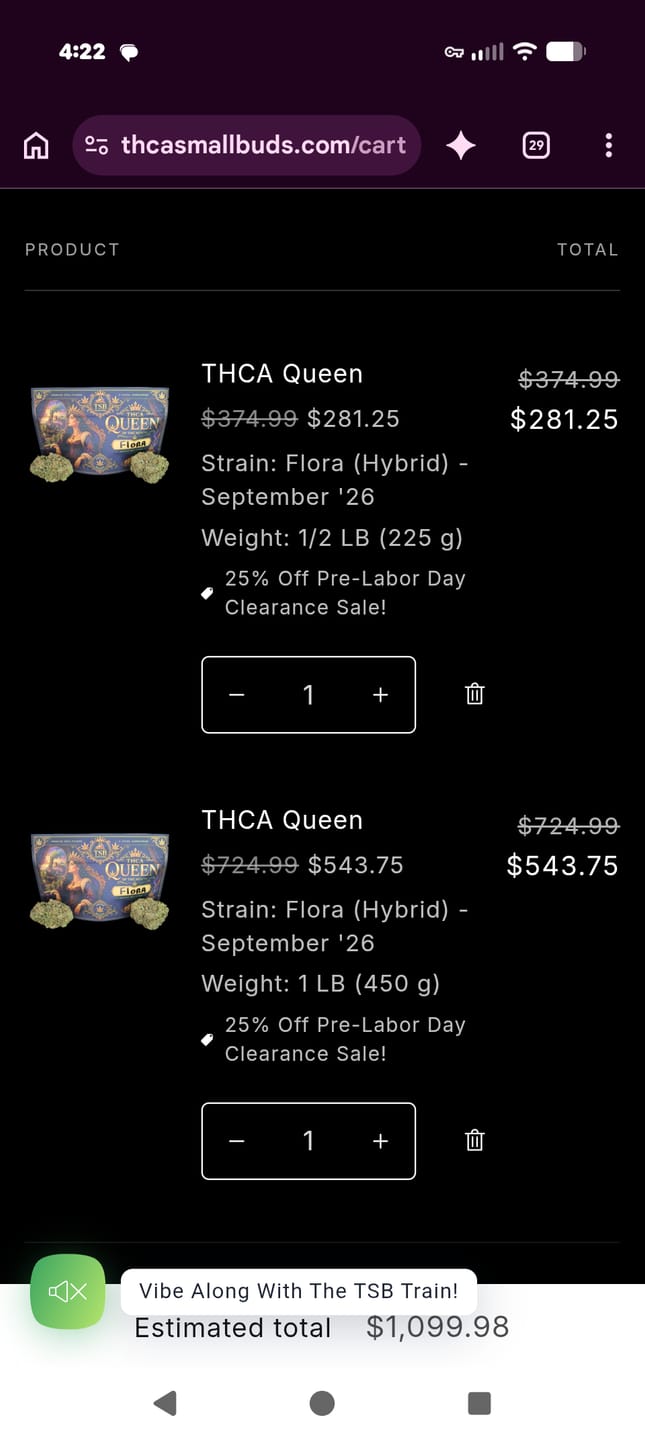 Customer photo review of THCA Queen