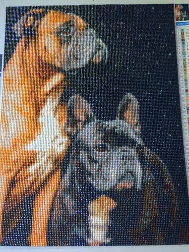 Customer photo review of Your Photo | Custom Photo Diamond Painting Kit