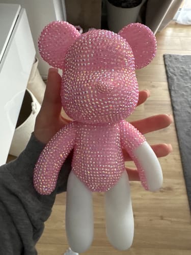 Customer photo review of Sparkling Crystal Bear | Crystal Bear Craft Kit